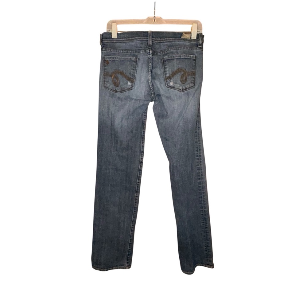 See Thru Soul I Am Petey Boy Cut Jeans Size 29 Stretch Embroidered‎ Women’s